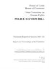 Image for Police Reform Bill : Report and Proceedings of the Committee