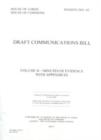 Image for Draft Communications Bill : v. 2 : Minutes of Evidence with Appendices