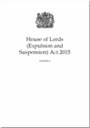 Image for House of Lords (Expulsion and Suspension) Act 2015