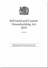 Image for Self-Build and Custom Housebuilding Act 2015
