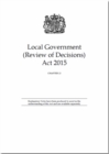 Image for Local Government (Review of Decisions) Act 2015