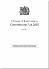 Image for House of Commons Commission Act 2015