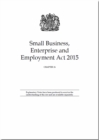 Image for Small Business, Enterprise and Employment Act 2015 : Chapter 26