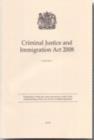 Image for Criminal Justice and Immigration Act 2008