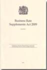 Image for Business Rate Supplements Act 2009 : Chapter 7