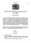 Image for Regional Assemblies (Preparations) Act 2003 : Elizabeth II. Chapter 10