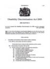 Image for Disability Discrimination Act 2005
