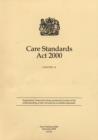 Image for Care Standards Act 2000