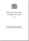 Image for Marriage (Same Sex Couples) Act 2013 : Chapter 30