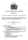 Image for Civil Contingencies Act 2004Chapter 36