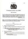 Image for Criminal Justice Act 2003 : Elizabeth II. Chapter 44