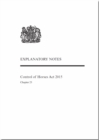 Image for Control of Horses Act 2015 : Chapter 23, explanatory notes