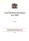 Image for Land Reform (Scotland) Act 2003