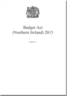 Image for Budget Act (Northern Ireland) 2013 : Chapter 4