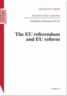 Image for The EU referendum and EU reform