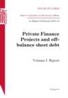 Image for Private finance projects and off-balance sheet debt