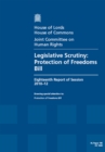 Image for Legislative Scrutiny: Protection of Freedoms Bill : House of Lords Paper 195 Session 2010-12