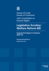 Image for Legislative Scrutiny: Welfare Reform Bill