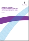 Image for Amended guidance issued under section 182 of the Licensing Act 2003