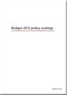 Image for Budget 2012 policy costings
