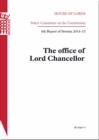 Image for The office of Lord Chancellor