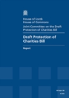 Image for Draft Protection of Charities Bill : report, together with formal minutes