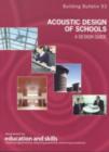 Image for Acoustic design of schools