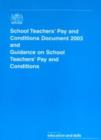 Image for School Teachers&#39; Pay and Conditions Document