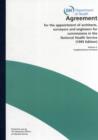 Image for Agreement for the appointment of architects and engineers for commissions in the National Health Service : Vol. 2: Supplementary annexure