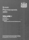 Image for BRITISH PHARMACOPOEIA 2003