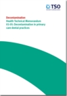 Image for Decontamination in primary care dental services