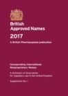 Image for British approved names 2017 : supplement no. 1