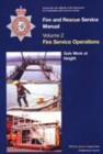 Image for Fire and Rescue Service manual : Vol. 2: Fire service operations, Safe work at height