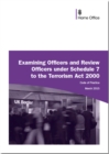 Image for Code of practice for examining officers and review officers under schedule 7 to the Terrorism Act 2000