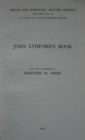 Image for John Lydford&#39;s Book : The Fourteenth-Century Formulary of the Archdeacon of Totnes