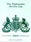 Image for The Diplomatic Service List 2003