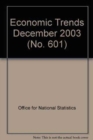 Image for Economic Trends No.601 December 2003