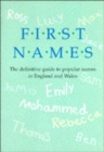 Image for First Names Definitive Guide to Popular Names
