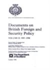 Image for Documents on British, Foreign and Security Policy : v. 2