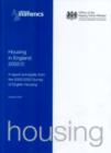 Image for Housing in England 2002/3 : a report principally from the 2002/2003 Survey of English Housing carried out by the National Centre for Social Research on behalf of the Office of the Deputy Prime Ministe