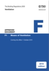 Image for The Building Regulations 2000Approved document F,: Ventilation