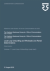 Image for The Carphone Warehouse Group plc v Office of Communications Case 1111/3/3/09;  The Carphone Warehouse Group plc v Office of Communications Case 1149/3/3/09 : local loop unbundling and wholesale line r