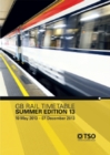 Image for GB rail timetable summer edition 13
