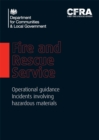 Image for Fire and Rescue Service operational guidance incidents involving hazardous materials
