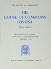 Image for The History of Parliament: The House of Commons, 1715-1754 [2 vols]