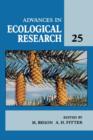 Image for Advances in Ecological Research : Volume 25