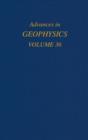 Image for Advances in Geophysics