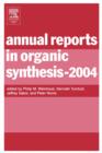 Image for Annual Reports in Organic Synthesis