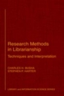 Image for Research Methods in Librarianship