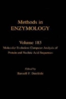 Image for Molecular Evolution: Computer Analysis of Protein and Nucleic Acid Sequences : Volume 183